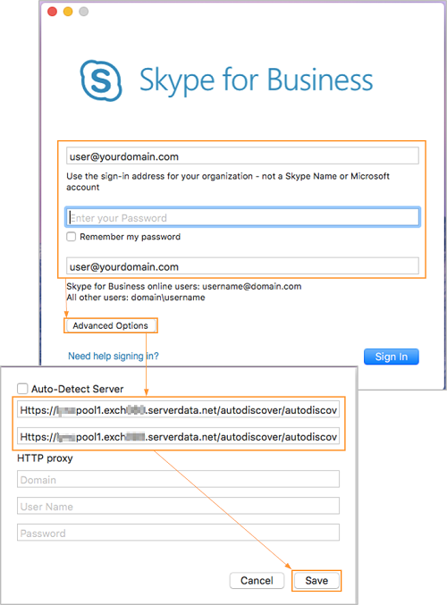 skype for business on my mac